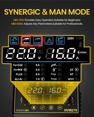 6 in1 MIG/CUT/TIG/MMA Welder 250A 220V Welding Machine Plasma Cutter Gas/Gasless