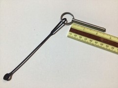 QUICK RELEASE PIN STAINLESS BALL LOCK 1/4 x 2-1/2 NYLON LANYARD (4 pack)