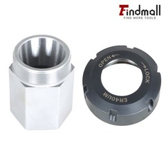ER-40 Square+ER-40 Hex Collet Block Chuck Holder for CNC Lathe Engraving Machine