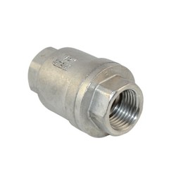 1/2 – 2 inch 1″ 3/4″ 1.5″ In-line Check Valve NPT Spring Loaded Stainless Steel