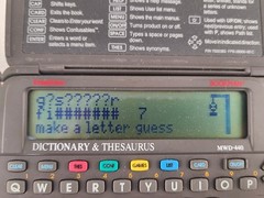 Franklin Bookman MWD-440 Merriam-Webster Electronic Dictionary Thesaurus Tested