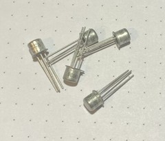 2N2222A Genuine Motorola TO-18 NPN Amplifier and Switching Transistor, 5 Each