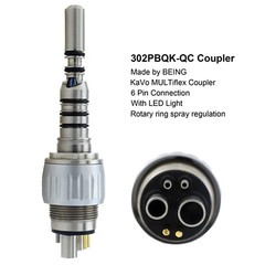 KAVO Multiflex NSK Coupling Dental LED Coupler 4/6 Hole High Speed Swivel COXO