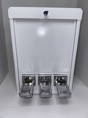 White $1 Vend 3 Column Sticker Tattoo Pokemon Card Vending Machine Working