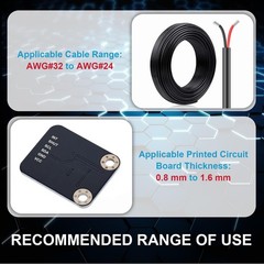 CQRobot JST PH 2.0 mm Pitch 2-Pin Electronic Computer 2P, PH-White 2P