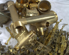 Scrap Yellow Brass – 5 pounds For Casting, Crafting, Sculpturing, etc.