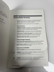 TEKTRONIX P6117 200Mhz 10x Passive Prob 070-9279-00 Instruction Guide Manual