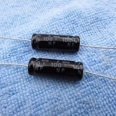 Qty 2 ( 7uF ) 100V Metalized Polyester Film Speaker Crossover Capacitor