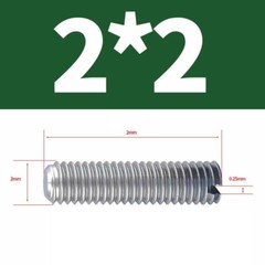 Slotted Grub Screws A2 Stainless Steel-Setscrew DIN 551 M2 M2.5 M3 M4 M5 M6-M10