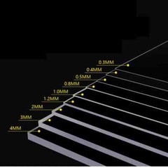 High Transparent PVC Plastic Plate Hard Sheet Thin Isolation Plate Board 0.5~3mm