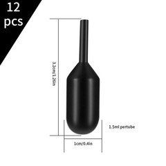 Identity Theft Protection Roller Stamps, 12 Pcs 1.26 x 0.4 inches, Black