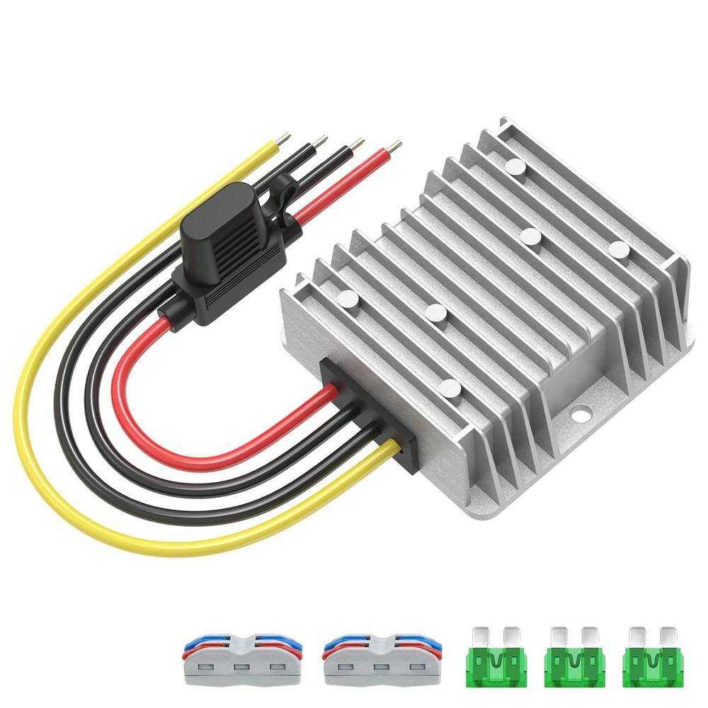 DIY 240W 20A Voltage Reducer ，DC 17-55V to 12V Step Down Converter Regulator