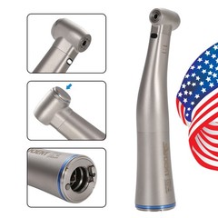 SANDENT Dental 1:1 Fiber Optic LED Contra Angle Handpiece Inner 4 Spray E-type