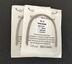 Dental Orthodontics Arch Wire Heat Thermal Activated Niti Round Wire Nature Form