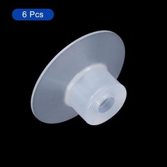 uxcell Bellows Suction Cup 30mm Diameter x M5 Joint Silicone Pneumatic Vacuum Su