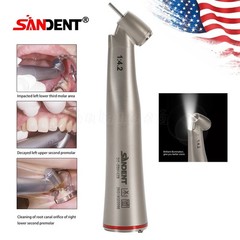 SANDENT 45 Degree Dental Contra Angle led surgical handpiece 1:4.2 Increasing