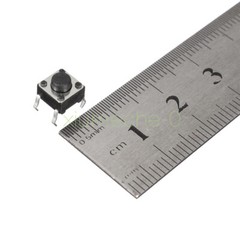 100PCS 6x6x5mm DIP Through-Hole 4pin Tactile Push Button Switch Momentary NEW