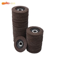 50Pcs Premium Zirconia Flap Disc Sanding Grinding 4-1/2″ X 7/8″ 40 Grit Grey