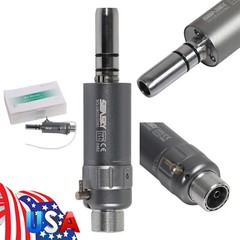 Dental Low Speed External Water Spray Straight Contra Air Motor Handpiece 4Hole