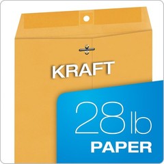 9×12 Clasp Envelopes with Gummed Flaps 28 lb Brown Kraft 100 per Box