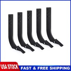 5 Pack Box Blade Shank 16” Ripper Shank 3 Holes w/ Removable Tapered Teeth&Pins
