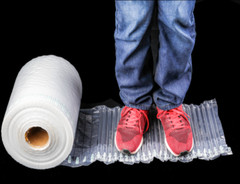 Inflatable Air Pillow Column Wrap for Heavy Duty Packing and Shipping 12″ x 830′