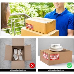 1-40 Rolls 3″x5″ Large 500 Fragile Labels Handle with Care Thank You Stickers US