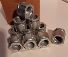 BOX OF 10 TOPAZ 3-piece Steel COUPLINGS 3/4” .75 Inch ERICKSON NEW FREE SHIPPING
