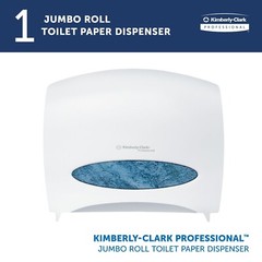 JRT Jr. Escort Jumbo Roll. Commercial Toilet Paper Dispenser(09508)with StubRoll