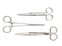 WoW~ lot 3 Surgical Scissors WECK #162 Silco Clamp Dittmer Medical grade