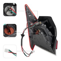 Tail Light Assembly for 2021-24 Hyundai Elantra Halogen Rear Brake Lamp(Right)
