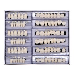 10-Box Dental Acrylic Resin Denture 22# A1 Full Sets Teeth Upper Lower Shade HOT