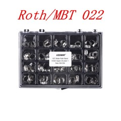 AZDENT Dental Orthodontic Buccal Tubes 1st Molar Roth/MBT 022 16#-35# With Bands