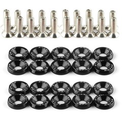 20Pcs/Set Bumper Fender Washers Engine Bay Dress Up Bolts Fasteners M6 JDM Fende