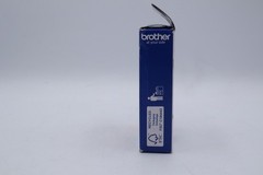 Brother P-Touch TZeB41, Laminated, ~3/4in x 16.4ft (18mm x 5m), Black on Fluores