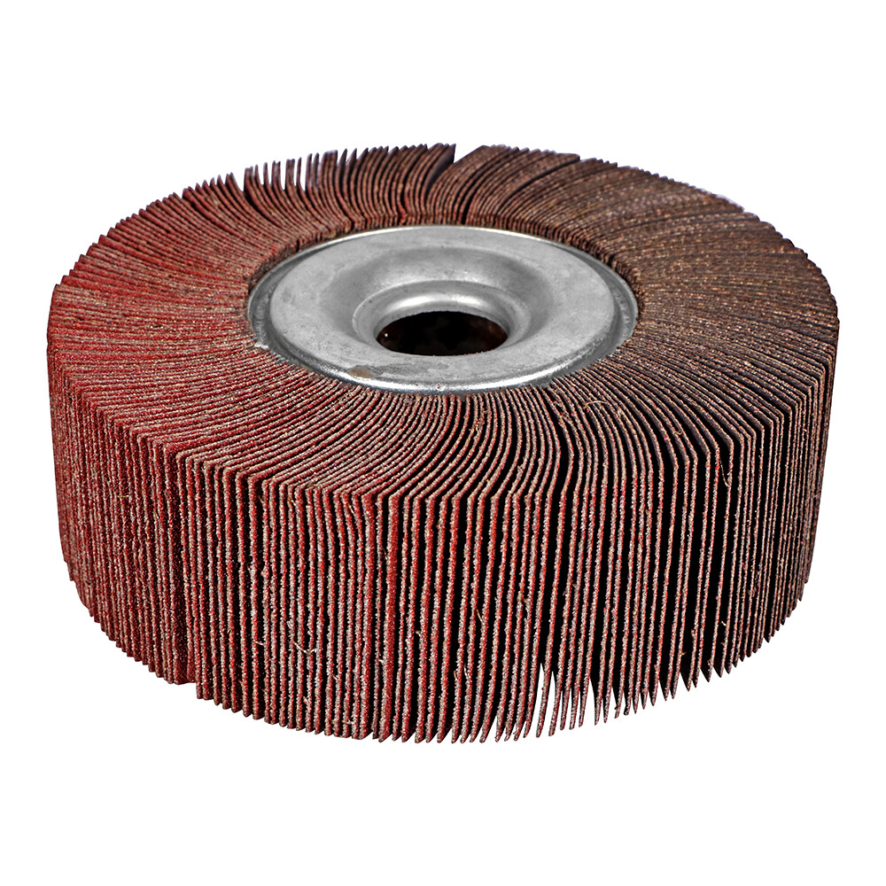 6″ x 2″ x 1″ Inch 60 Grit Bench Pedestal Grinder Premium Unmounted Flap Wheel