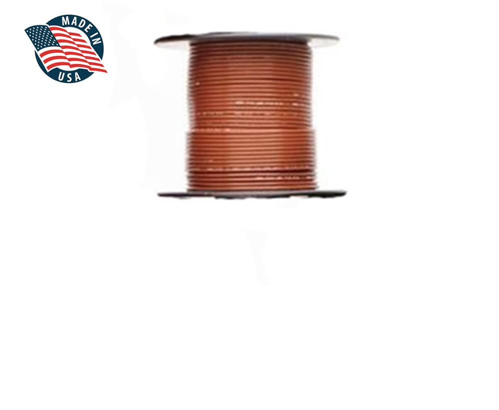 25ft Mil-Spec high temperature wire cable 16 Gauge BROWN Tefzel M22759/16-16-1