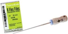 Kerr Sybron Endo Dental 21mm Stainless Steel K-FLEX file 6/box (all sizes)