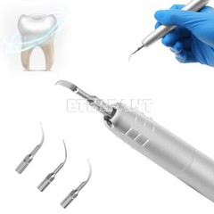 ENTERFANT Dental Ultrasonic Air Perio Scaler Handpiece Hygienist 2H/4H+3Tips