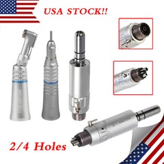 dental slow Contra Angle Straight Handpiece Air Motor 2/4H Micromotor fit NSK