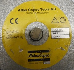 ATLAS COPCO, CABLE BALANCER, RIL 5 TOOL SUSPENSION, 0.4 – 2.3 KG