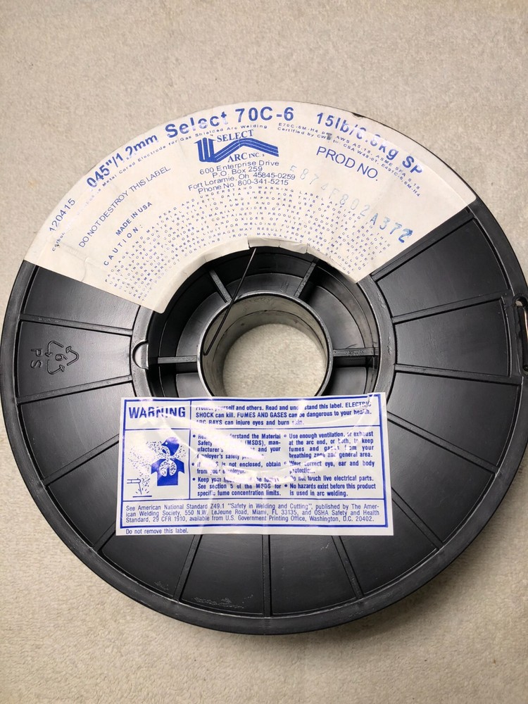 Select Arc 70C-6 Welding Wire 0.045 15LB Roll