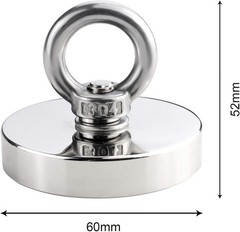 Long Service Life Fishing Magnet – 2.36″ Diameter