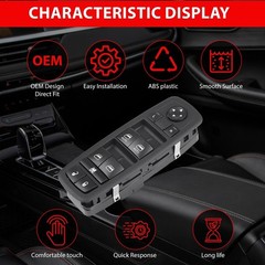 Power Window Control Switch for Charger 2011-2019, Driver Side Door Lock Control