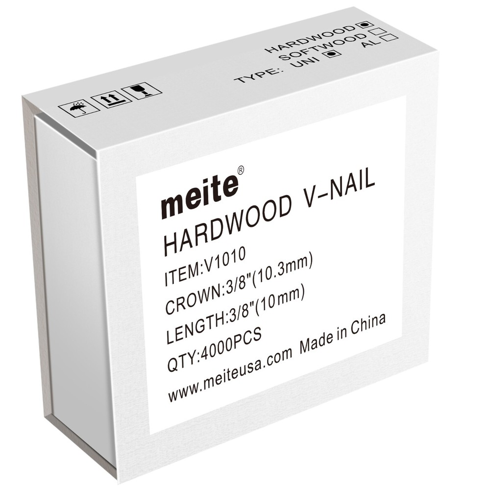 Meite Hardwood Type V-Nails Wedge For V1015B Photo Frame Tool 3/8″ 1/2″ 4000 PCS