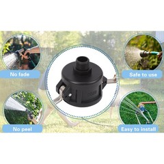 330 Gallon IBC Tote Water Tank Coupling Adapter 2″ to 3/4″ Cam Lock Garden Hose