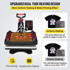 Heat Press Machine Sublimation Machine 15 x 12 Inch 11 In 1 Kit Heat Press
