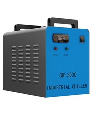 OMTech CW-3000 Water Chiller for 40W 50W CO2 Laser Engraver with 3 Pack Coolant