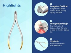 ARTMAN INSTRUMENTS Braces Wire Cutter Orthodontic Distal End Cutter, Large Ha…