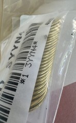 C.H. Hanson 40003 Numbered Tag, Brass, 1 In H X 1 In W, Brass, Round, 25 Pk